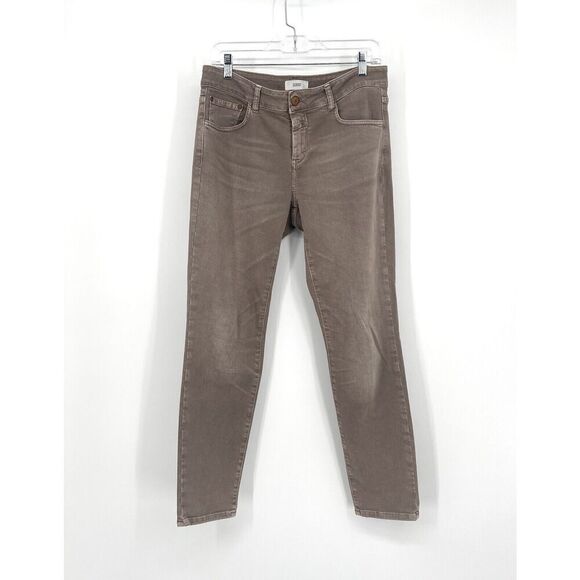 CLOSED Baker Womens Stretch Denim Biscotti Brown Stretch Jeans Skinny Size 31 - Picture 1 of 9